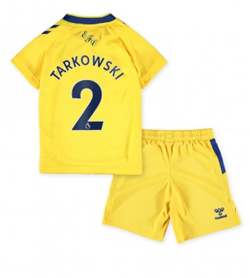 Everton James Tarkowski #2 Tredjedraktsett Barn 2022-23 Kortermet (+ Korte bukser)